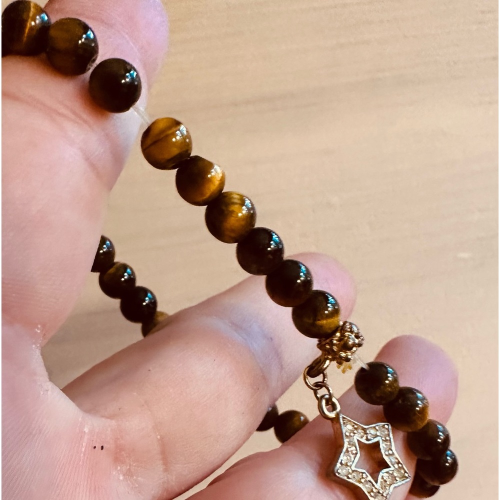 Two-Tiger Eye bracelets - Picture 4 of 6